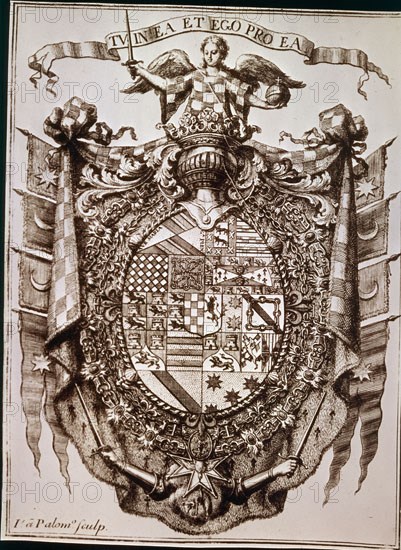 PALOMINO JUAN BERNABE
ESCUDO CON TOISON DE ORO - EXPULSION DE LOS MORISCOS - HERALDICA- GRABADO S XVIII
MADRID, COLECCION PARTICULAR
MADRID
This image is not downloadable. Contact us for the high res.