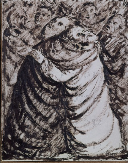 PEYROT
DIBUJO-EL BESO DE JUDAS
MADRID, COLECCION PARTICULAR
MADRID