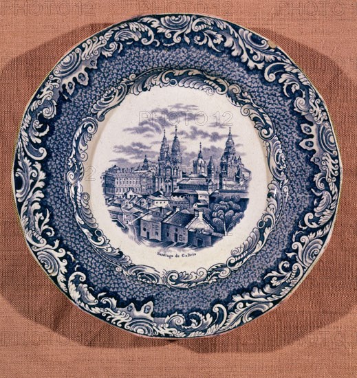 CERAMICA DE SARGADELOS - PLATO CON LA VISTA DE SANTIAGO DE COMPOSTELA
CORUÑA, MUSEO BELLAS ARTES
CORUÑA
This image is not downloadable. Contact us for the high res.