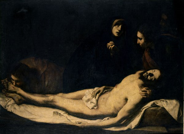 RIBERA JOSE DE 1591/1652
EL SANTO ENTIERRO
MADRID, COLECCION PARTICULAR
MADRID