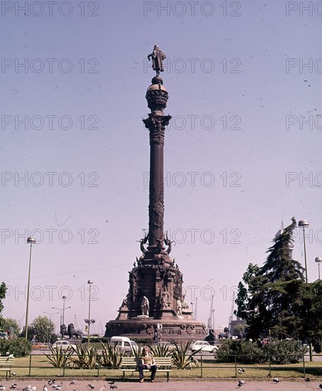 BUIGAS MONRAVA GAIETA 1851/1919
MONUMENTO A COLON
BARCELONA, RAMBLAS
BARCELONA