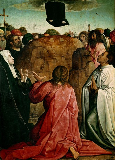 FLANDES JUAN DE 1465-1519
ASCENSION DEL SEÑOR - 1514/1518 - O/T 110x84 - NP 2937
Madrid, Museo del Prado