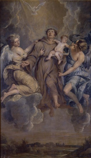 BOSSCHAERT WILLEBOIRTS
SAN ANTONIO DE PADUA ASCENDIDO AL CIELO POR LOS ANGELES - 1651
VALLADOLID, MUSEO NACIONAL DE ESCULTURA-INTERIOR
VALLADOLID