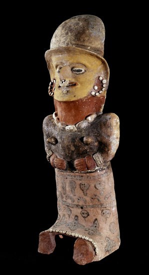 ESTATUILLA ANTROPOMORFA EN TERRACOTA 500 A 1500 DC
QUITO, COLECCION PARTICULAR
ECUADOR
This image is not downloadable. Contact us for the high res.