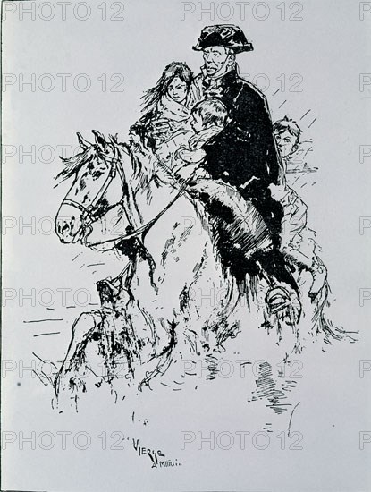 VIERGE
DIBUJO-GUARDIA CIVIL CON NINOS A CABALLO
MURCIA, ARCHIVO MUNICIPAL
MURCIA