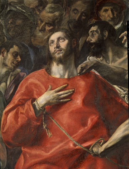 Le Greco, Le Christ dépouillé de sa tunique (détail)