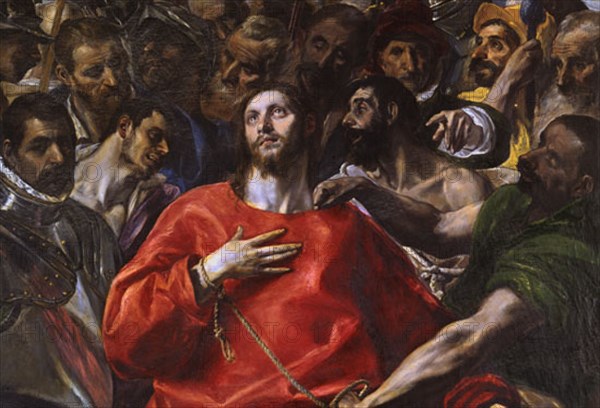 Le Greco, Le Christ dépouillé de sa tunique (détail)