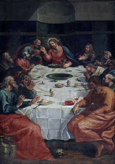MORALES ANTON
RETABLO DE LAS CARBONERAS-TABLA CENTRAL-STA CENA OBRA DE V.CARDUCHO
MADRID, IGLESIA DE LAS CARBONERAS
MADRID