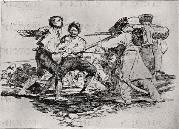 Goya, Drawing - With or without reason