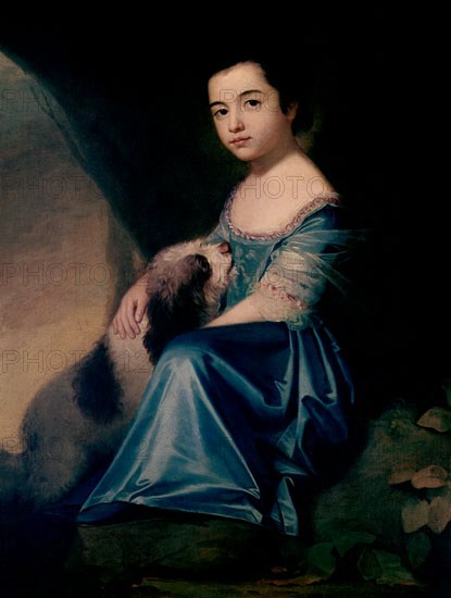 GAINSBOROUGH THOMAS 1727/88
NINA VESTIDA DE AZUL 1758
Madrid, musée Lazaro Galdiano