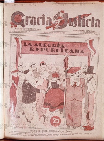 AREUGER
GRACIA Y JUSTICIA 1931-CARICATURAS DE LA II REPUBLICA
MADRID, HEMEROTECA MUNICIPAL
MADRID
This image is not downloadable. Contact us for the high res.