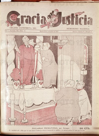 AREUGER
GRACIA Y JUSTICIA 1931-CARICATURAS DE LA II REPUBLICA
MADRID, HEMEROTECA MUNICIPAL
MADRID