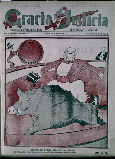 AREUGER
GRACIA Y JUSTICIA 1931-CARICATURAS DE LA II REPUBLICA
MADRID, HEMEROTECA MUNICIPAL
MADRID