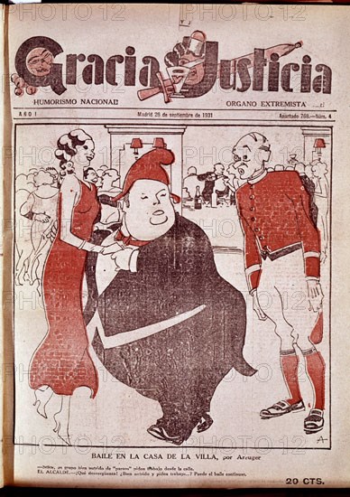 AREUGER
GRACIA Y JUSTICIA 1931-CARICATURAS DE LA II REPUBLICA
MADRID, HEMEROTECA MUNICIPAL
MADRID