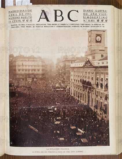 ALFONSO
PERIODICO ABC MADRID-PROCLAMACION REPUBLICA II EL 15/4/1931 EN LA PUERTA DEL SOL
MADRID, HEMEROTECA MUNICIPAL
MADRID
This image is not downloadable. Contact us for the high res.