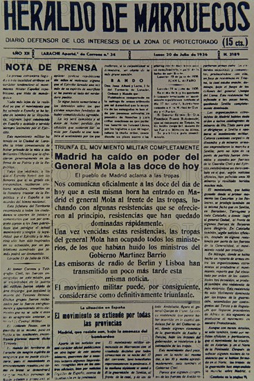 PERIODICO EL HERALDO DE MARRUECOS 1936
MADRID, HEMEROTECA MUNICIPAL
MADRID