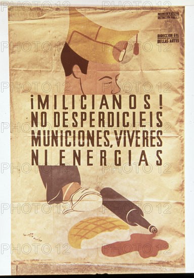 CARTEL DE PROPAGANDA REPUBLICANA
MADRID, HEMEROTECA MUNICIPAL
MADRID