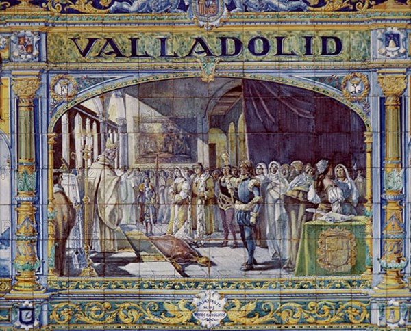 REPRESENTACION DE VALLADOLID EN MOSAICO
SEVILLA, PLAZA DE ESPAÑA
SEVILLA