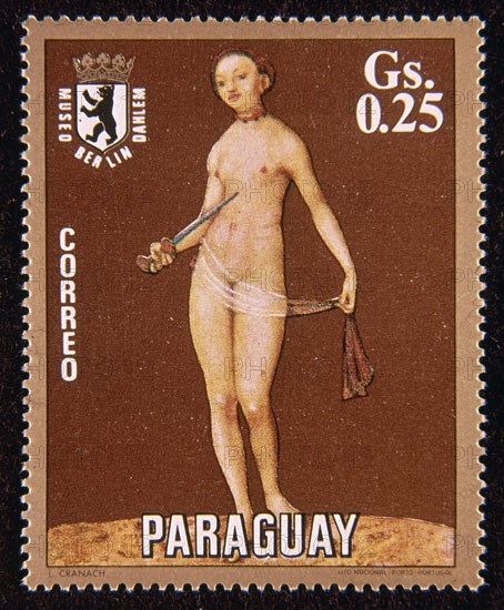 SELLO DE PARAGUAY - LUCRECIA DE LUCAS CRANACH