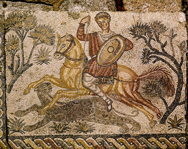 MOSAICO ROMANO-CAZA DEL TIGRE
MERIDA, ALCAZABA
BADAJOZ