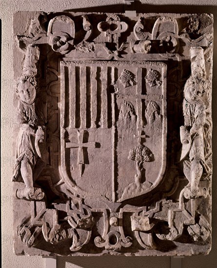 ESCUDO CON ARMAS Y BLASONES S XVI
ZARAGOZA, MUSEO BELLAS ARTES
ZARAGOZA