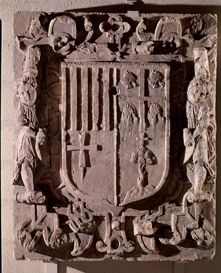 ESCUDO CON ARMAS Y BLASONES S XVI
ZARAGOZA, MUSEO BELLAS ARTES
ZARAGOZA