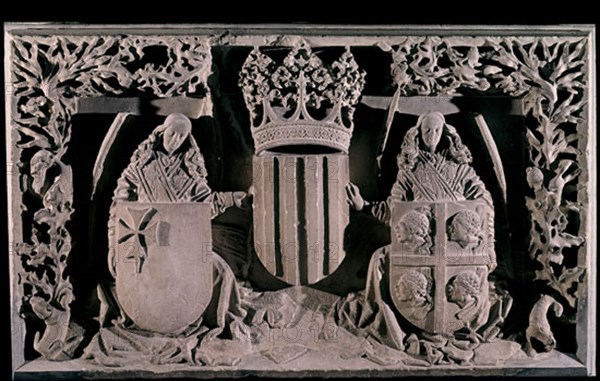 ESCUDO CON ARMAS Y BLASONES S XVI
ZARAGOZA, MUSEO BELLAS ARTES
ZARAGOZA