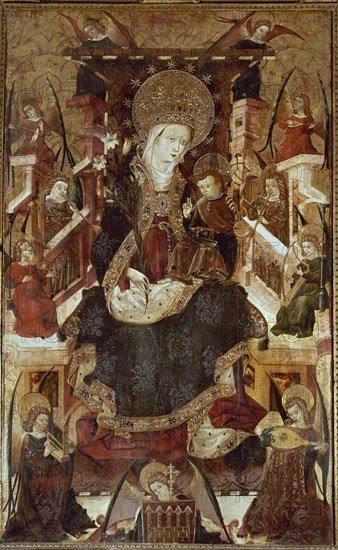 GRAÑEN BLASCO DE
VIRGEN DEL ARZOBISPO DALMAU DE MUR-1435/55 - PROCEDE DE ALBALATE(TERUEL)
ZARAGOZA, MUSEO BELLAS ARTES
ZARAGOZA