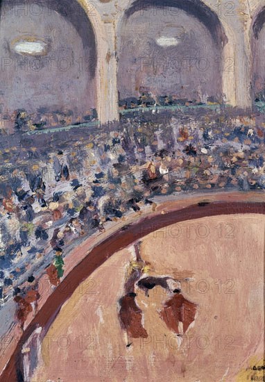 HUGUE MANOLO 1872/1945
PINTURA(CORRIDA Y PLAZA DE TOROS)
BARCELONA, COLECCION PARTICULAR
BARCELONA