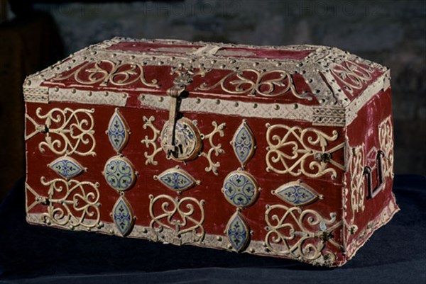 ARQUETA DE LOS RESTOS DE S VALERO-ESMALTE LIMOGES
RODA DE ISABENA, CATEDRAL
HUESCA
This image is not downloadable. Contact us for the high res.