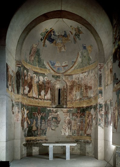 BAGUES
ABSIDE CON PINTURAS ROMANICAS
JACA, MUSEO CATEDRAL
HUESCA