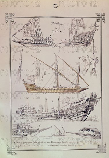 MONLEON RAFAEL 1853/1900
GALERAS
MADRID, MUSEO NAVAL LAMINAS
MADRID