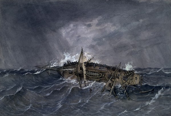 MONLEON RAFAEL 1853/1900
NAUFRAGIO
MADRID, MUSEO NAVAL LAMINAS
MADRID