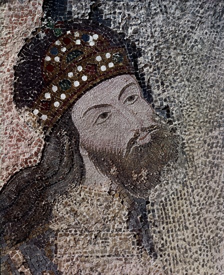 *ISAAC I COMNENO 1 EMPERADOR BIZANTINO 1057-59
ESTAMBUL, IGLESIA DE SAN SALVADOR
TURQUIA
This image is not downloadable. Contact us for the high res.