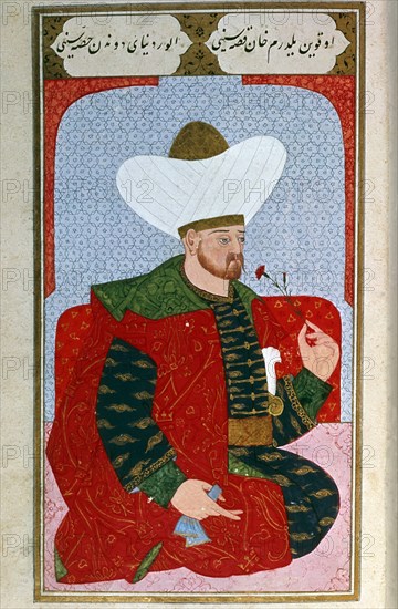 *HISTORIA OTOMANA-SULTAN BAYACETO I(O BAYAZID I/BEYCIT) (1389-1402)
PARIS, BIBLIOTECA NACIONAL
FRANCIA