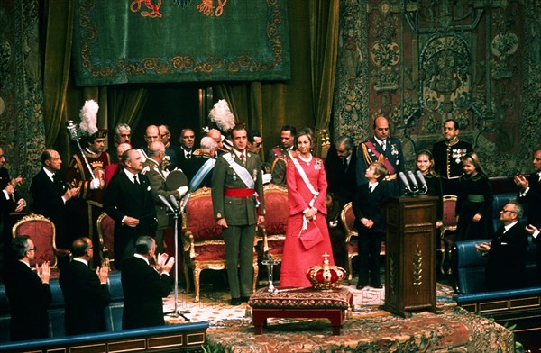 Intronisation du roi Juan Carlos Ier