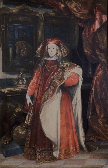CARREÑO MIRANDA JUAN 1614/1685
CARLOS II CON EL TOISON DE ORO
NACION, COLECCION HARRAD
AUSTRIA
This image is not downloadable. Contact us for the high res.