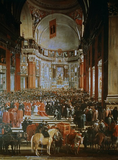 SACCHI Y J MIEL
*VISITA DE URBANO VIII A LOS JESUITAS
ROMA, MUSEO ROMA
ITALIA