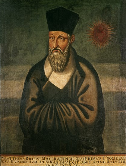 Sacchi et Miel, Portrait du père Matteo Ricci