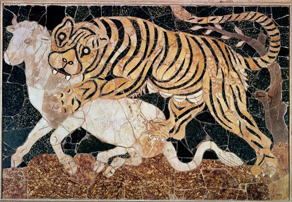 *TIGRE CAZANDO-MARMOL S IV A C
ROMA, MUSEO CAPITOLINO
ITALIA