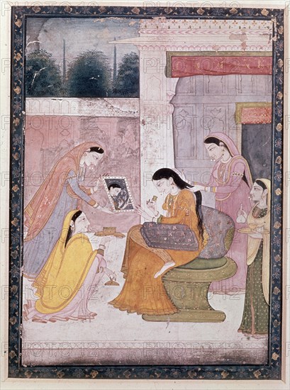 KANGRA
*PINTURA INDIA DE ASEO FEMENINO
LONDRES, MUSEO VICTORIA ALBERTO
INGLATERRA
This image is not downloadable. Contact us for the high res.