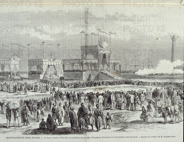 A-INAUGURAC CANAL SUEZ:TEDEUM CANTANDO EN PORT SAID-GRABADO"ILUSTRACION"1869

This image is not downloadable. Contact us for the high res.