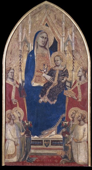 GADDI TADDEO
VIRGEN EN EL TRONO S XIV
FLORENCIA, GALERIA DE LOS UFFIZI
ITALIA