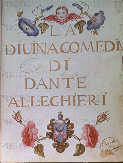 DANTE 1265/1321
*DIVINA COMEDIA-PORTADA PRIMERA EDICION
VATICANO, BIBLIOTECA
VATICANO