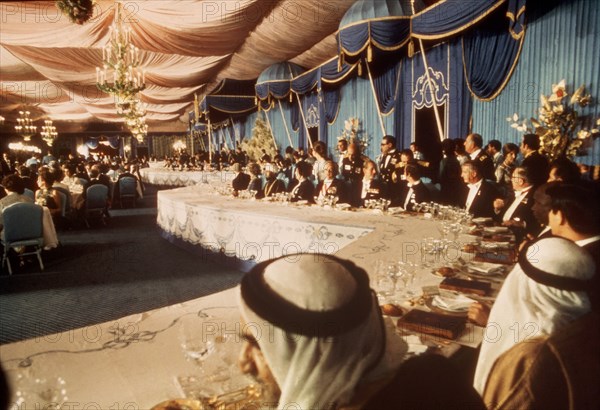 Banquet in a Iranian palace