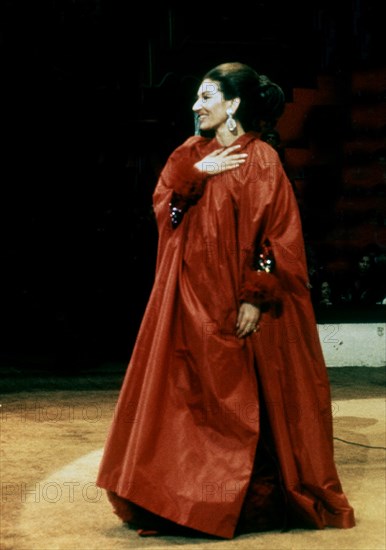 Maria Callas at the Cirque d'hiver