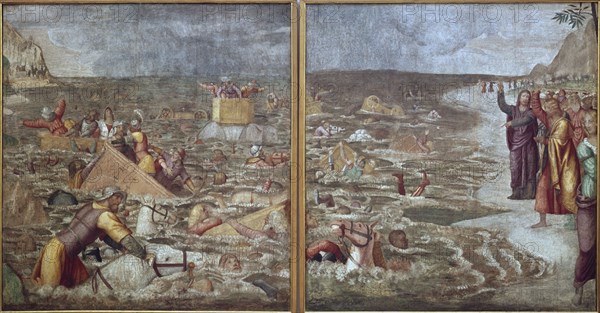 *MOISES CIERRA LAS AGUAS DEL MAR ROJO
MILAN, PINACOTECA BRERA
ITALIA