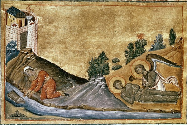 *MANUSCRITO BIZANTINO SG XI-MOISES SALVADO DEL AGUA
VATICANO, BIBLIOTECA
VATICANO