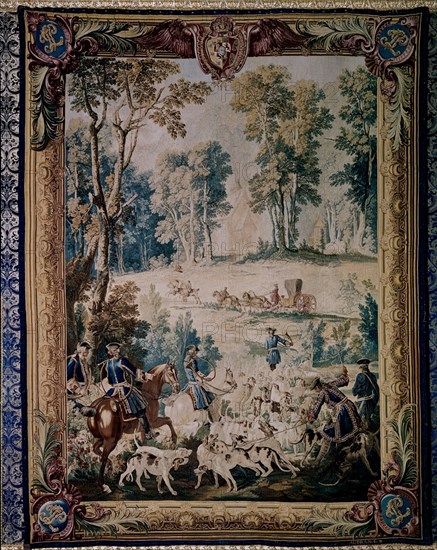 BOUDRY J
*TAPIZ GOBELINO S XVIII-LUIS XV CAZANDO
FLORENCIA, PALACIO PITTI/GALERIA PALATINA
ITALIA