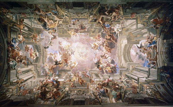 POZZO ANDREA
*S IGNACIO EN LA GLORIA , 1691-1694
ROMA, IGLESIA DE SAN IGNACIO
ITALIA
This image is not downloadable. Contact us for the high res.